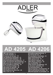 Adler europe AD 4206 Manual De Uso