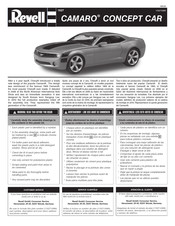 REVELL CAMARO CONCEPT CAR Manual De Instrucciones
