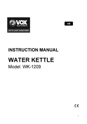 VOX electronics WK-1209 Manual De Instrucciones