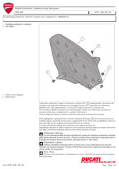 DUCATI Performance 96980321A Instrucciones De Montaje