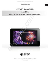 E-STAR MERCURY HD QUAD CORE Manual De Instrucciones
