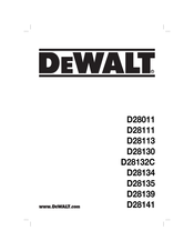 DeWalt D28011 Traducido De Las Instrucciones Originales