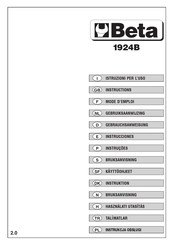 Beta 1924B Manual De Instrucciones