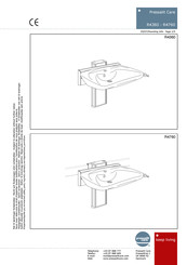 Pressalit Care R4760 Instrucciones De Montaje