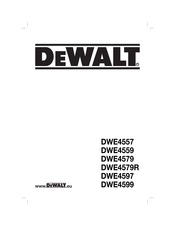 DeWalt DWE4579 Traducido De Las Instrucciones Originales