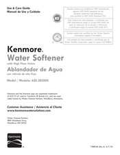 Kenmore 625.383500 Manual De Uso Y Cuidado