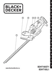 Black and Decker BDHT185ST1 Manual De Instrucciones