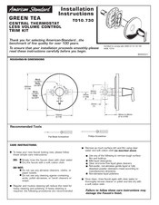 American Standard GREEN TEA T010.730 Instrucciones De Instalación