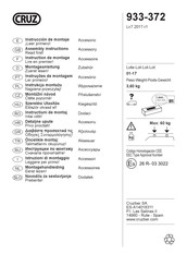 CRUZ 933-372 Instrucción De Montaje