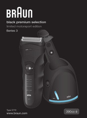 Braun black premium selection limited motorsport edition 390cc-3 Manual De Instrucciones
