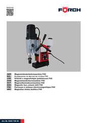 Forch F40 Manual Del Usuario