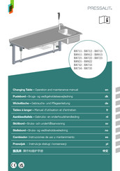 Pressalit R8723 Instrucciones De Uso Y Mantenimiento