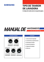 Samsung WW90T986DSH Manual De Mantenimiento