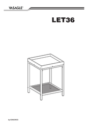 Songmics VASAGLE LET36 Instrucciones De Montaje