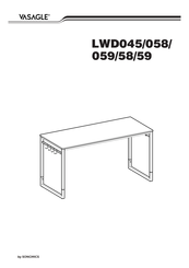 Songmics Vasagle LWD058 Instrucciones De Montaje