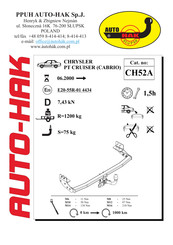 AUTO-HAK CH52A Manual Del Usuario