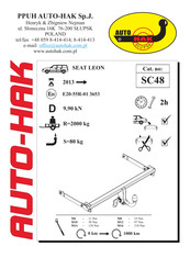 Auto-Hak SC48 Manual De Instrucciones