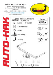 AUTO-HAK G82A Manual De Instrucciones