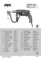 Skil F0156772 Serie Manual De Instrucciones