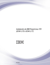 IBM PowerLinux 7R1 Instrucciones De Instalación