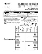 Siemens Max-Flex MFCF108 Instructivo De Instalación