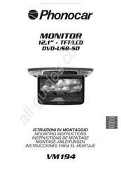 Phonocar VM194 Instrucciones Para El Montaje