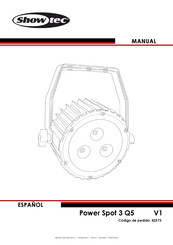 SHOWTEC Power Spot 3 Q5 Manual De Instrucciones