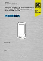Kettler SHIMANO QUADRANO COMP 12 Manual De Instrucciones
