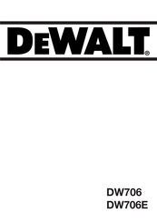 DeWalt DW706 Manual De Instrucciones