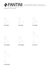 Fantini Rubinetti NOSTROMO SMALL 2804U Instrucciones