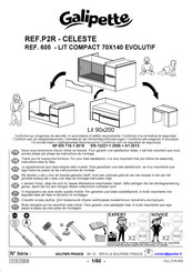 Galipette LIT COMPACT EVOLUTIF 605 Instrucciones De Montaje