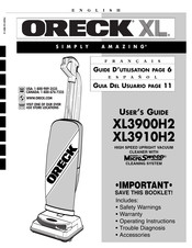 Oreck XL3910H2 Guia Del Usuario