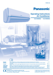 Panasonic CS-E15EKEA Instrucciones De Operación