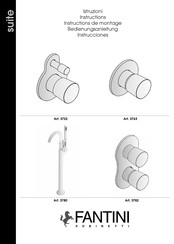 Fantini Rubinetti suite 3780 Instrucciones