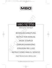 MBO TG 1100 Instrucciones Para El Servicio