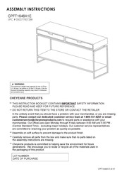 Cheyenne Products CPFT1648A1E Instrucciones De Montaje