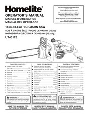 Homelite UT43123 Manual Del Operador