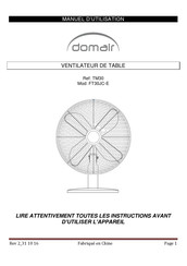 Domair TM30 Manual Del Usuario