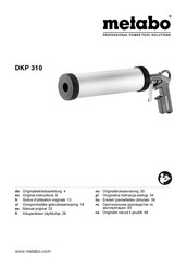 Metabo DKP 310 Manual Original