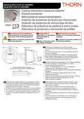 Thorn Sensa MRE DDM ADJ Manual De Instrucciones