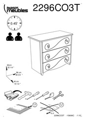 Parisot Meubles 2296CO3T Manual De Instrucciones