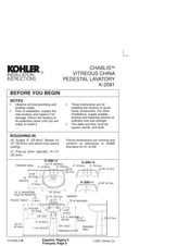 Kohler K-2081 Instrucciones De Instalación