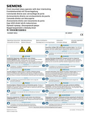 Siemens 3VA9687-0EK2 Instructivo