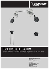 cabstone TV EASYFIX ULTRA SLIM Manual