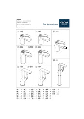 Grohe VERIS 32 186 Manual De Instrucciones