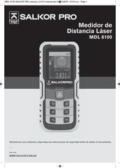 SALKOR PRO MDL 8100 Manual Del Usuario