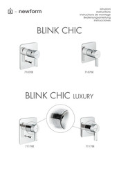newform BLINK CHIC 71070E Manual De Instrucciones