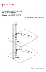 PEERLESS ACCSH300 Instrucciones Para La Instalación Y El Ensamblaje