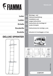 Fiamma DELUXE SPRINTER Instruciones De Montaje Y Uso