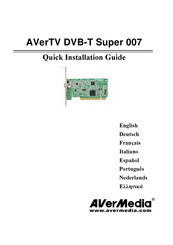 Avermedia AVerTV DVB-T Super 007 Guía De Instalación Rápida